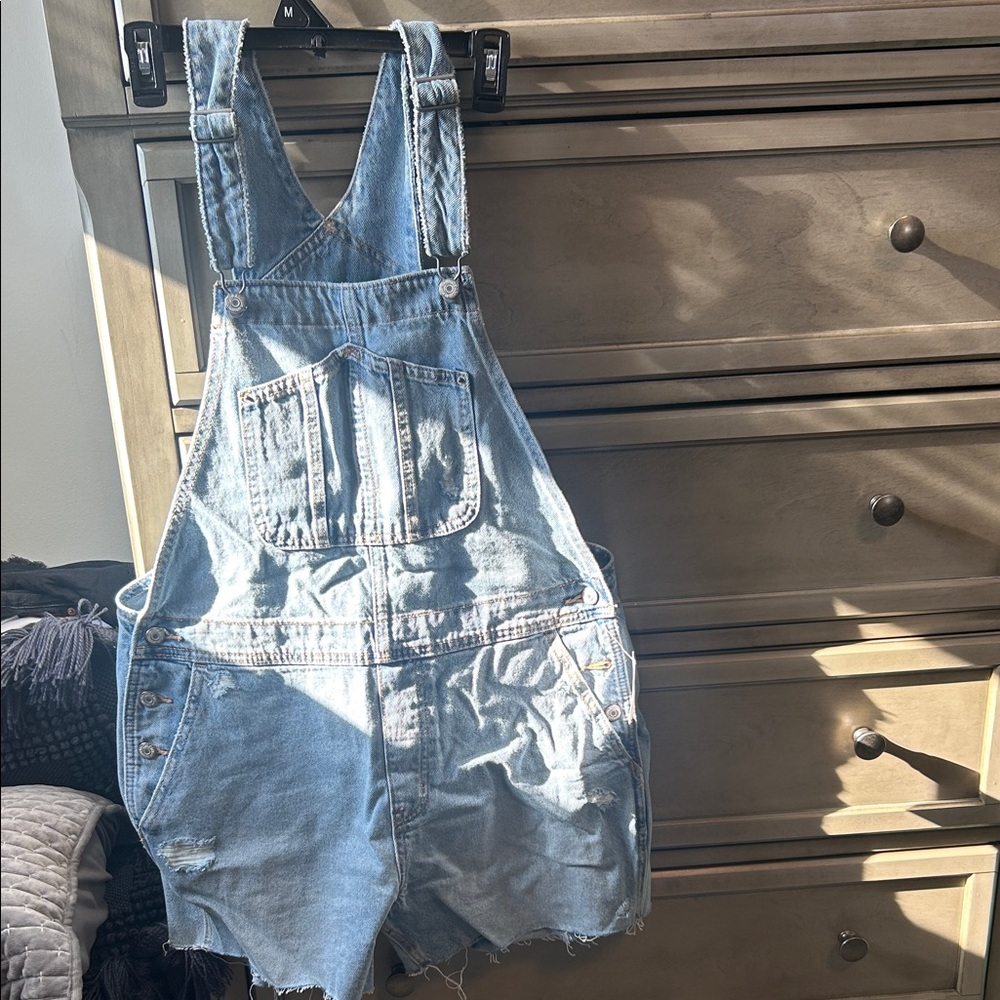 Old Navy Light Blue Denim Overalls